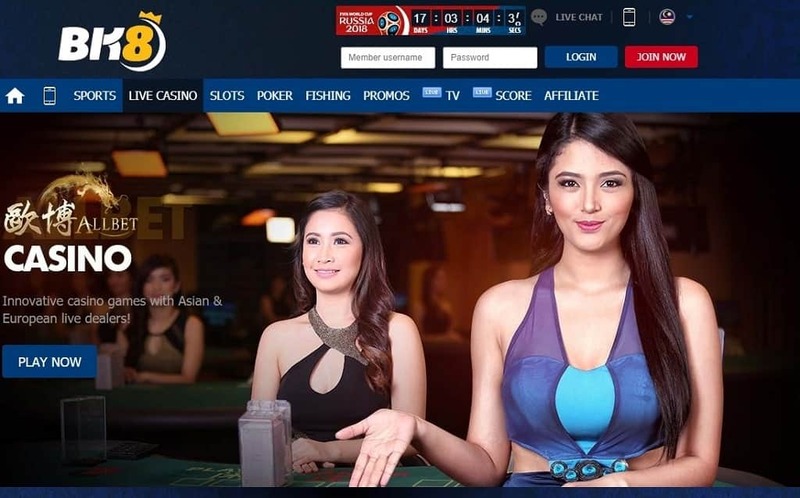 Casino mang đậm tính quốc tế tại BK8