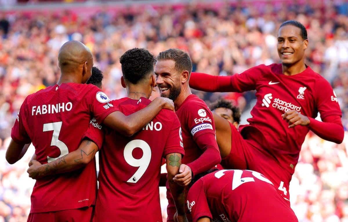 Liverpool 'hủy diệt' 9-0, Man City và Arsenal thắng ngược kịch tính | Bóng đá | Vietnam+ (VietnamPlus)
